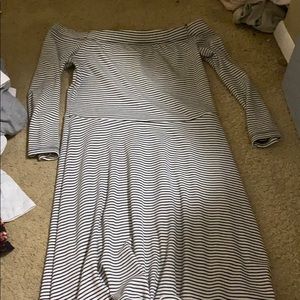 Black and white dress